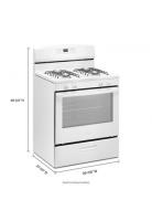 30-inch Gas Range with Bake Assist Temps