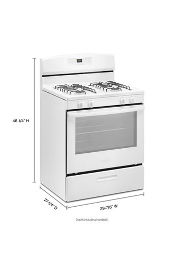 30-inch Gas Range with Bake Assist Temps