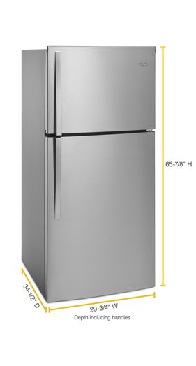 30-inch Wide Top Freezer Refrigerator - 19 Cu. Ft.