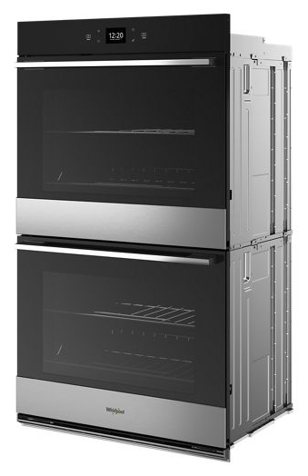 10.0 Total Cu. Ft. Double Wall Oven with Air Fry When Connected.