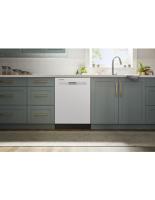 Quiet Dishwasher with Adjustable Upper Rack