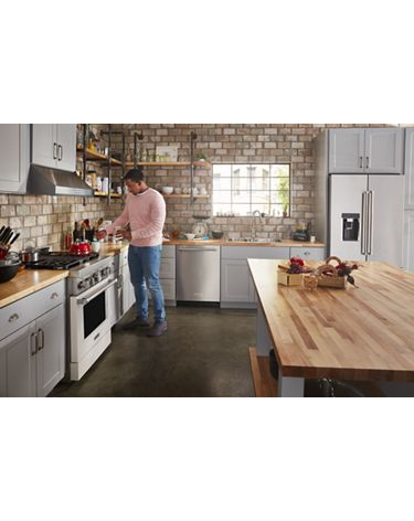 KitchenAid® 30'' Smart Commercial-Style Gas Range with 4 Burners