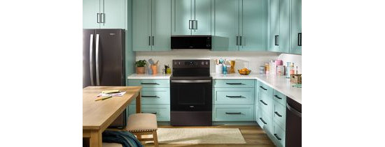 1.1 cu. ft. Smart Low Profile Microwave Hood Combination with 450 CRM 4-Speed Venting