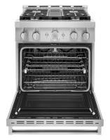 KitchenAid® 30'' Smart Commercial-Style Gas Range with 4 Burners