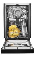 Small-Space Compact Dishwasher with Stainless Steel Tub.