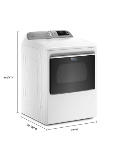 Smart Top Load Electric Dryer with Extra Power Button - 7.4 cu. ft.