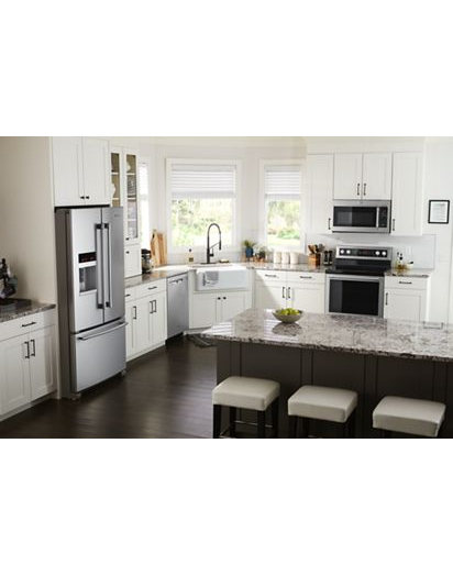 Stainless steel tub dishwasher with Dual Power Filtration