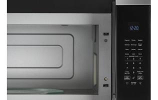30’ W 1.9 cu. ft Over the range Microwave with Sensor Cooking