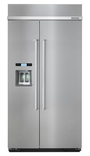 25.0 cu. ft 42-Inch Width Built-In Side by Side Refrigerator with PrintShield™ Finish
