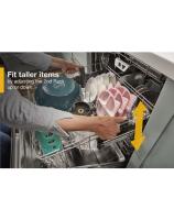 Pocket Handle Dishwasher with 3rd Rack & Large Capacity