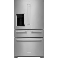 25.8 Cu. Ft. 5-Door French Door Refrigerator - Stainless steel