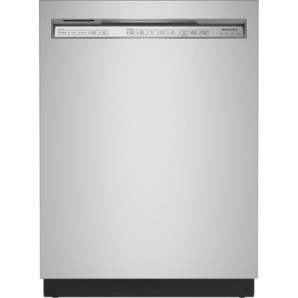 KitchenAid 24″ Front Control BuiltIn Dishwasher with Stainless Steel